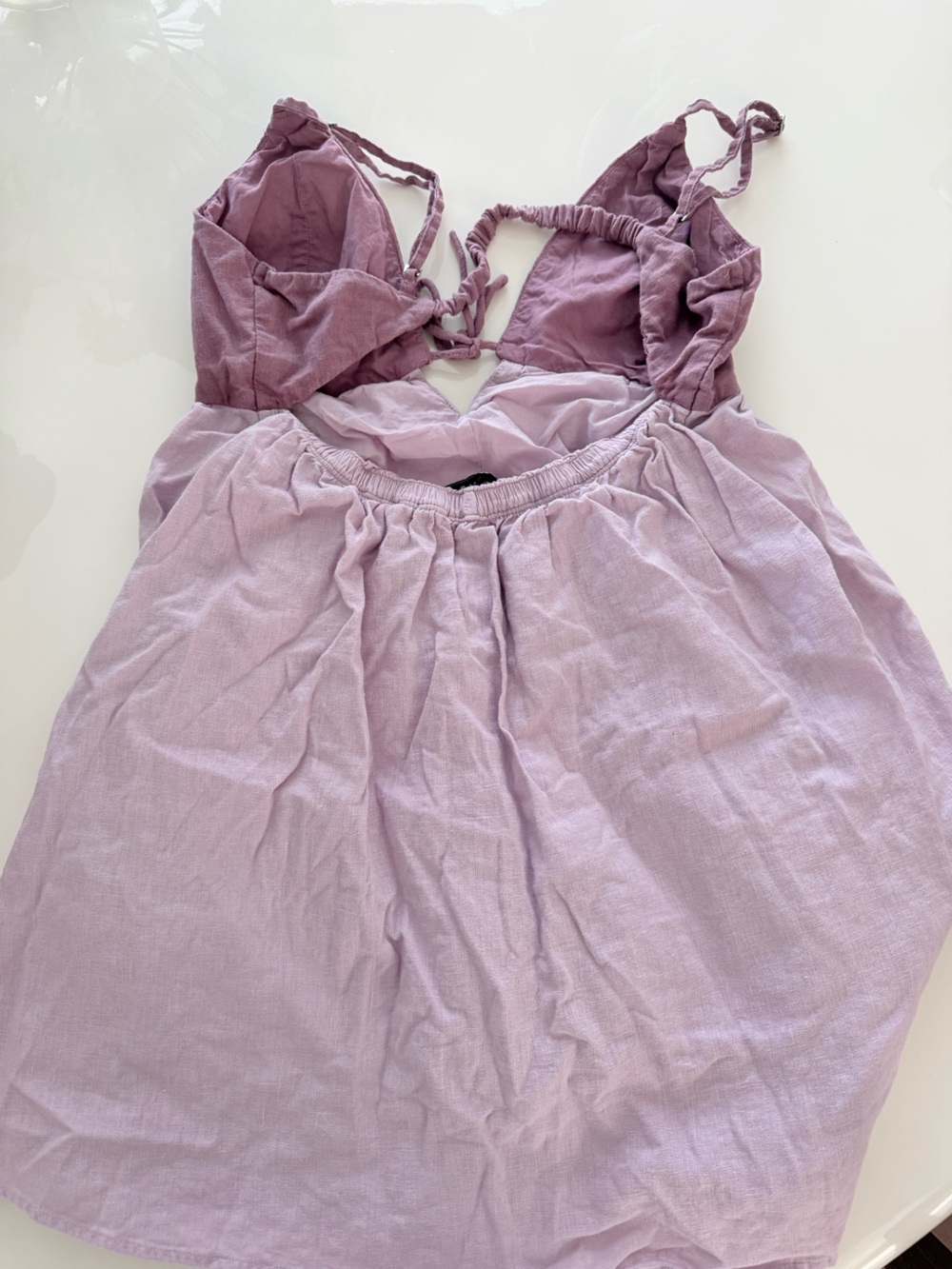 Abercrombie & Fitch bra free linen blend skirt - Picture 2 of 3